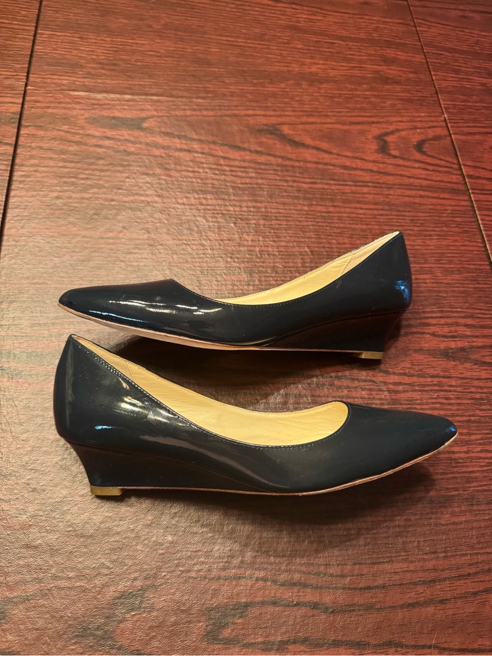 Cole Haan Women's Bradshaw Wedge Blazer Blue Sz 5.5